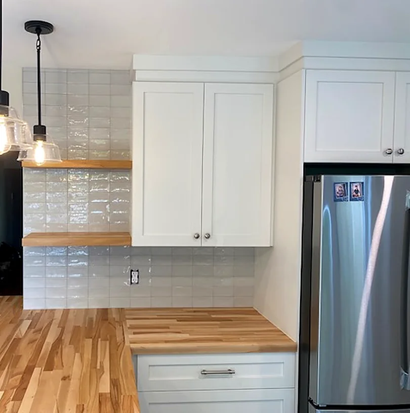Subway over butcher block