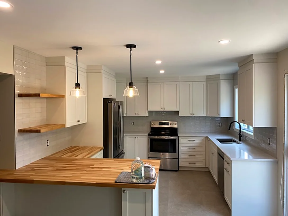 Subway over butcher block